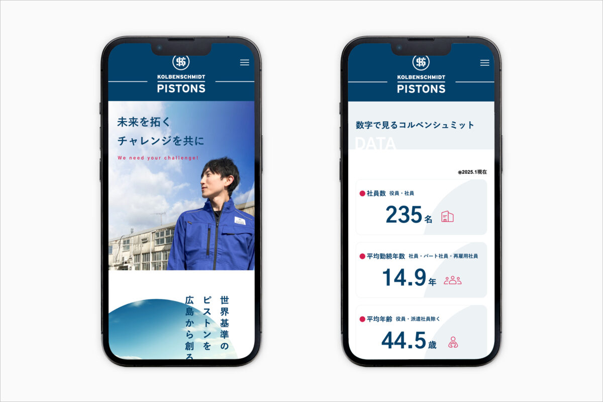 コルベンシュミット株式会社ホームページデザイン
